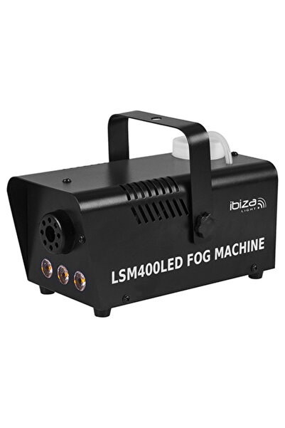 Ibiza Light Mașină de fum de 400W cu LED cu efect de flacără galbenă, rezervo...