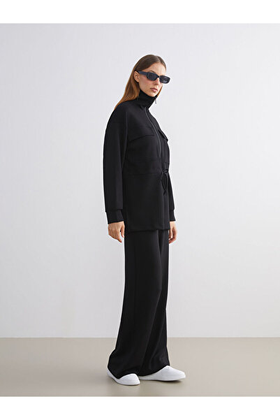 LC Waikiki Γυναικείο φούτερ με φερμουάρ με όρθιο γιακά