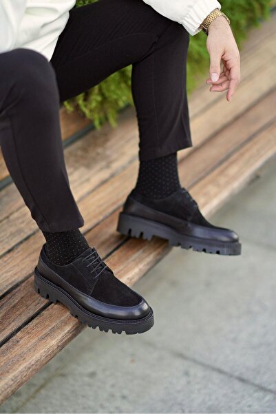 Ahmed Hamdi Bey Anton Black Men's Leather Shoes