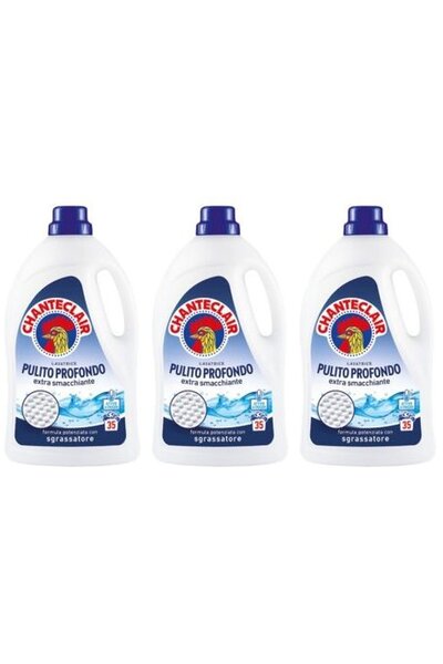 chante clair Set of 3 x Deep cleaning liquid laundry detergent, Chanteclair, 1575ml, 35 washes