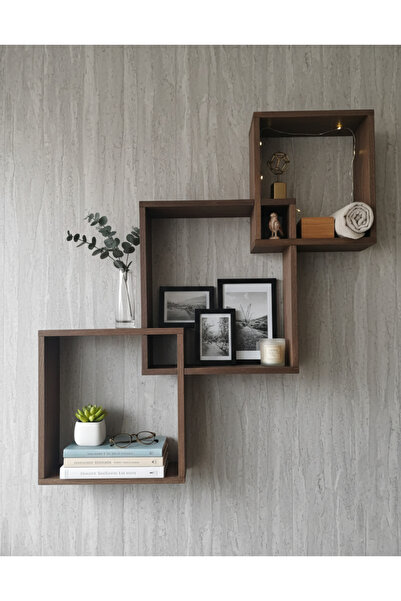 KABACA Ahşap duvar rafı