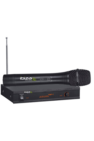Ibiza Sound Set de microfoane wireless cu receptor, FM, 207.5 MHz