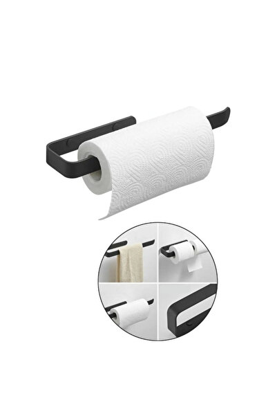 KTT Metal Matte Black Towel Holder Stylishly Designed Functional Product