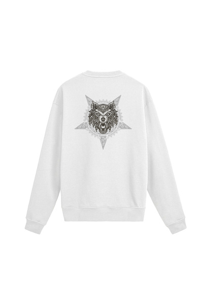 Colermi سترة بتصميم مطبوع وولف على الظهر