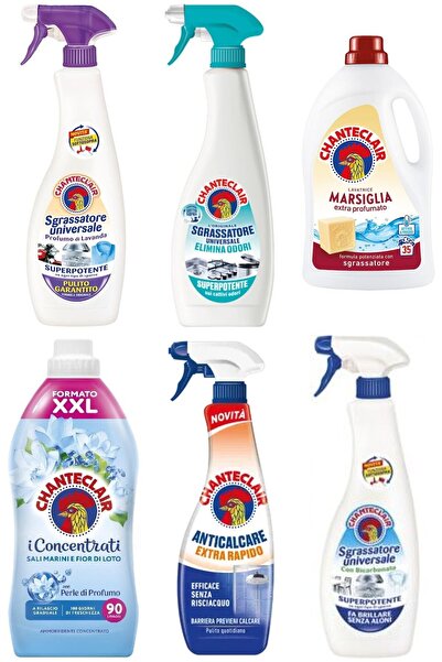 chante clair Set 6 Chanteclair Mixt: 1x universal Lavanda, 600 ml, 1x Spray u...