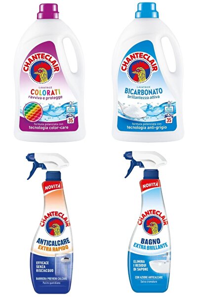 chante clair Set 4 Chanteclair Mixt: 1x lichid rufe Color, , 1575ml, 35 spalari, 1x lichid rufe Bicarbonat, , 157