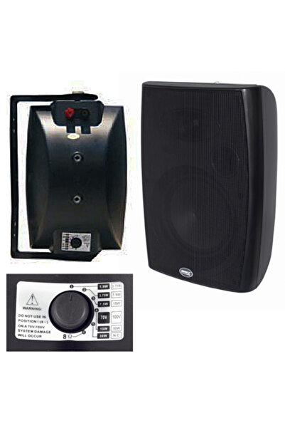 BST Set de difuzoare de perete de 5.5 inci, 100V, 40W, Negru