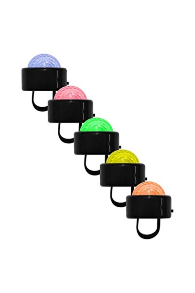 Party Set de 4 inele LED luminoase, cu schimbare de culoare RGB, alimentate c...