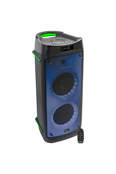 Ibiza Sound Boxă portabilă PA 2x6.5 " 300W Bluetooth, USB/SD, TWS, LED cu efe...