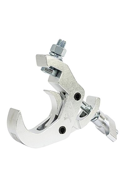 Afx Clemă argintie pentru țevi de 30-58 mm, Max. 200 kg, Argintiu