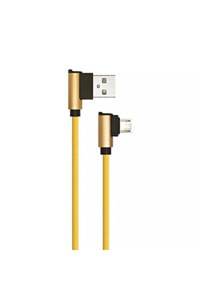 V-TAC Cablu Micro USB Ediție Diamant 1m, Auriu, 90 °   Înclinat