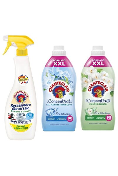 chante clair Set 3 Chanteclair Mixt: 1x universal Lamaie , 600 ml, 1x rufe Saruri Marine Flori Lotus , 1800 ml, 9