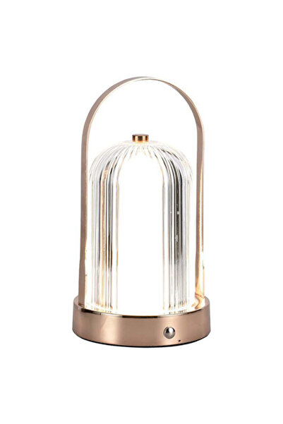 V-TAC Lampă de birou reîncărcabilă 3-în-1 CCT cu control tactil, Bronz antic