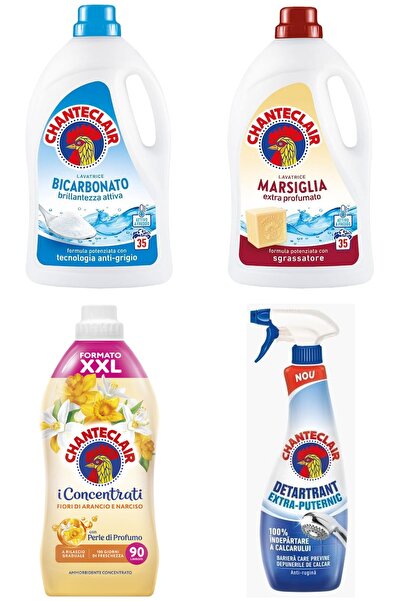 chante clair Set 4 Chanteclair Mixt: 1x lichid rufe Bicarbonat, , 1575ml, 35 spalari, 1x lichid rufe Marsilia, ,