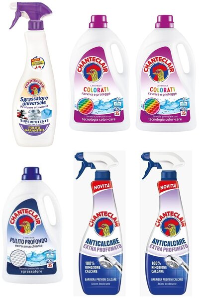 chante clair Set 6 Chanteclair Mixt: 1x universal Lavanda , 600 ml, 2x lichid...