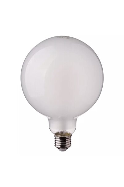V-TAC Bec LED cu filament G125 E27 7W 6400K Sticlă mată
