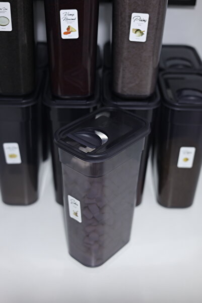 Buclee 24 Piece Mega Set 12 Pieces 3200 ml Food Containers and 12 Pieces Rotating Head Spice Rack Storage Set