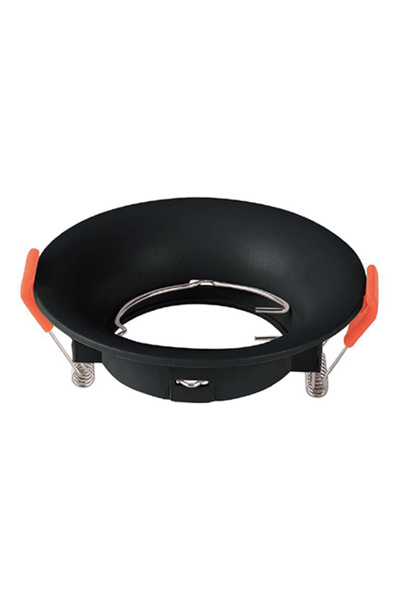 V-TAC Corp de iluminat încastrat rotund GU10 88x40 mm, Negru
