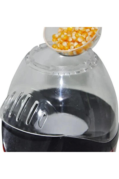 zola Μηχανή ποπ κορν θερμού αέρα, 1200W, χάλυβας και πλαστικό, χωρίς BPA, 27x15 cm, κόκκινο/μαύρο