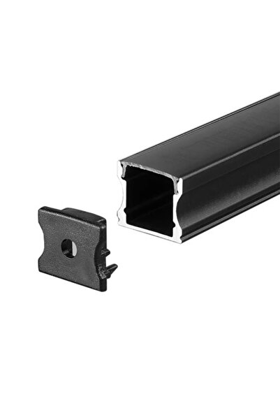 V-TAC Profil LED din aluminiu negru 2m 17.2 x 14.4 mm
