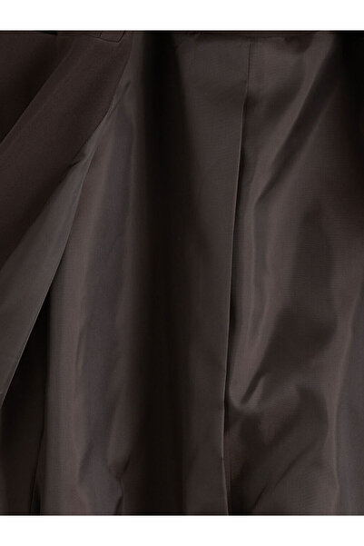 LC Waikiki Brown Crepe Women's Blazer Jacket