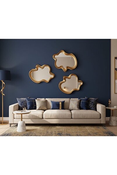 Generic Elegant mirror set with a luxurious frame, adding a touch of sophistication to any space. 67 x 49 cm