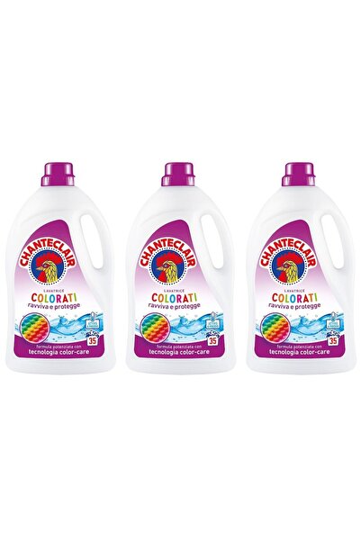 chante clair Set of 3 x Liquid laundry detergent Color, Chanteclair, 1575ml, 35 washes
