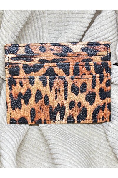 bijoux uniques Leopard Print Women's Card Holder Wallet