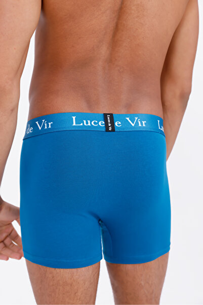 Luces de Vir Erkek 3’lü Boxer Seti Petrol Mavisi