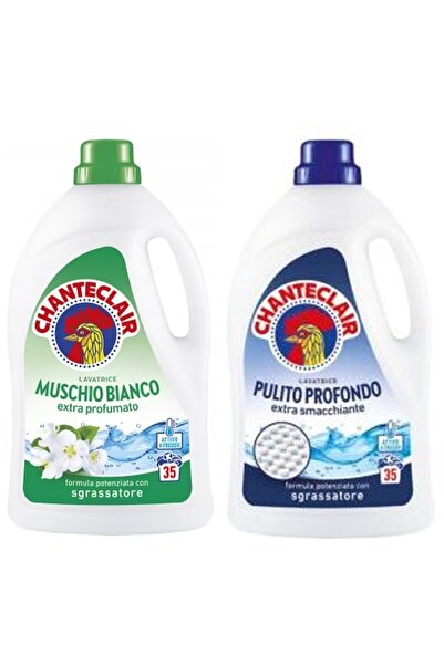 chante clair Set 2 Chanteclair Mixed: 1x White Musk laundry liquid, 1575ml, 35 washes, 1x laundry liquid cleaning in pr