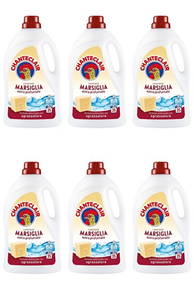chante clair Set of 6 x Marseille liquid laundry detergent, Chanteclair, 1575ml, 35 washes
