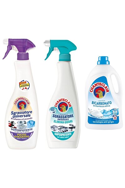 chante clair Set 3 Chanteclair Mixt: 1x universal Lavanda, 600 ml, 1x Spray u...