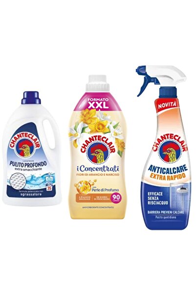 chante clair Set 3 Chanteclair Mixt: 1x lichid rufe curatare in profunzime, , 1575ml, 35 spalari, 1x rufe Flori p