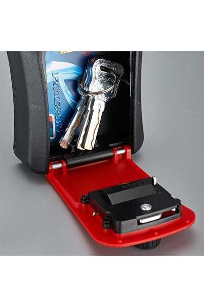 KTT Red Combination Lock and Item Storage Security Safe Stylishly Designed Functional Product