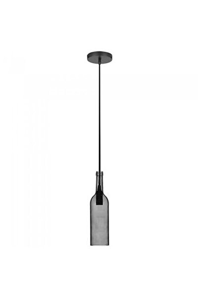 V-TAC Lampă suspendată în formă de sticlă, gri deschis, E14, 1m