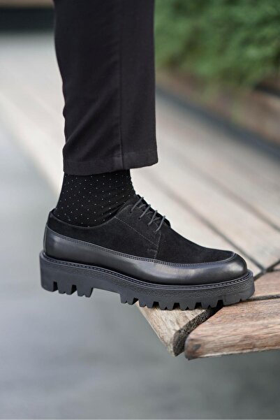 Ahmed Hamdi Bey Anton Black Men's Leather Shoes