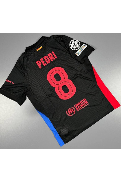 SPECİAL ARENA BARCELONA 2024/25 DEPLASMAN PEDRİ SİYAH YETİŞKİN FORMASI.