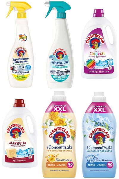 chante clair Set 6 Chanteclair Mixt: 1x Lamaie universală, 600 ml, 1x Spray universal anti-orbire, 600 ml, 1x li