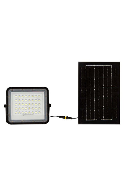 V-TAC 6W Соларен LED прожектор 400lm 6400K Черен