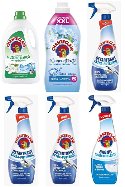 chante clair Set 6 Chanteclair Mixt: 1x lichid rufe Mosc Alb, , 1575ml, 35 spalari, 1x rufe Saruri Marine Flori L