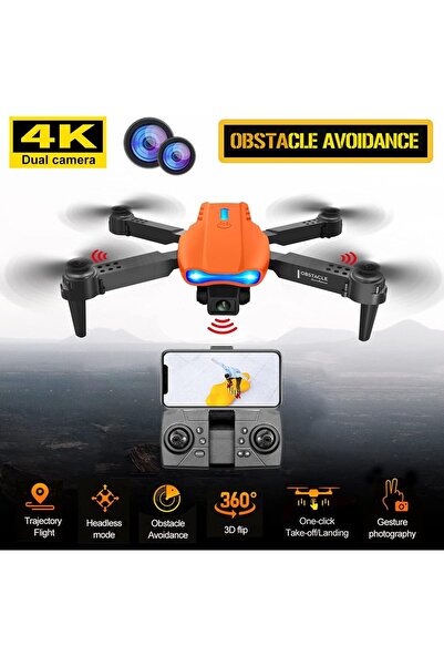 MYWORLD Mini Drone with Camera RC Drone Foldable Drone with Carrying Case, 2 Batteries