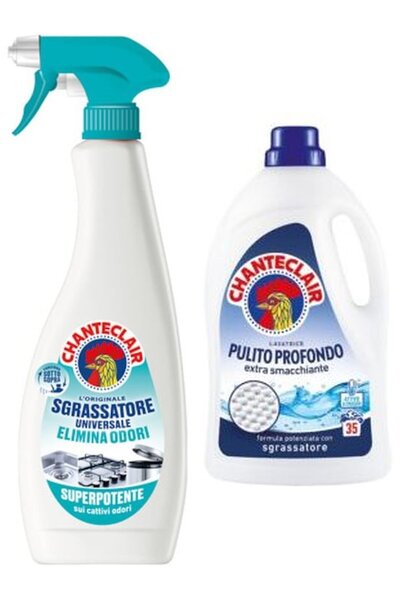chante clair Set 2 Chanteclair Mixed: 1x Universal Anti-Odor Spray, , 600 ml, 1x Deep Cleaning Laundry Liquid