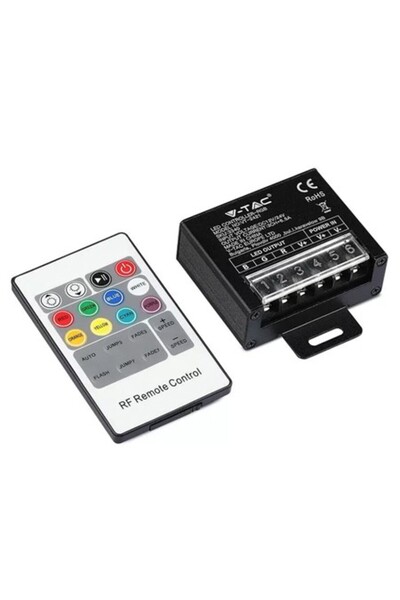 V-TAC Controler LED RGB+Alb 12/24V, 240W/480W, 3 Canale