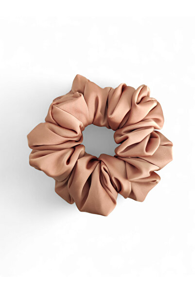 BONNETLAND Clavetă de păr elastică din satin nud - mărime medie