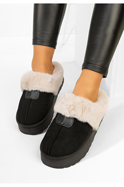 B T Shoes Women's platform clogs Flufina black