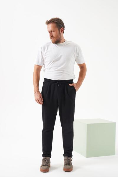 Relax Mode Men's Black Trousers - 2993R