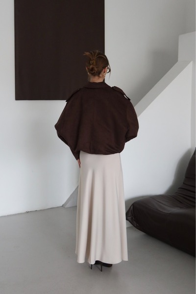 AÈC PRIVÈ Women's New Season Premium Quality Suede Bomber Jacket 7777