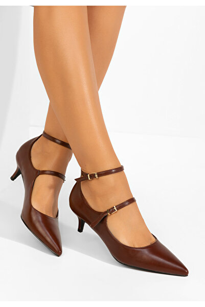 B T Shoes Sarla low heel shoes in dark green