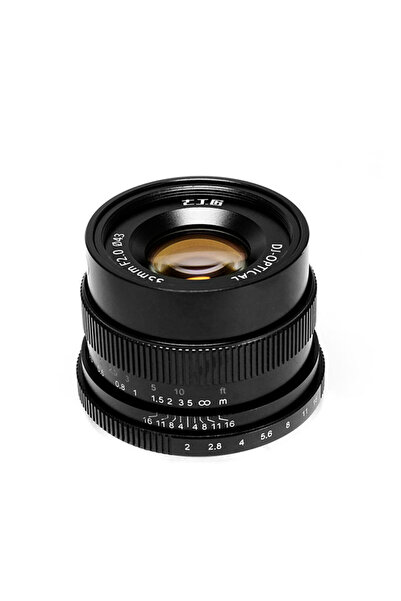 7artisans Obiectiv manual 35mm F2.0 negru pentru montură FujiFilm FX