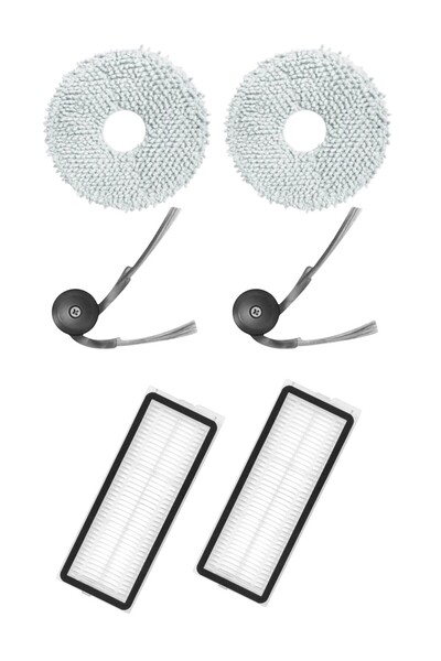 ROPALDE Roborock Qrevo C Robot Vacuum Cleaner Compatible 6-Piece Spare Parts Set